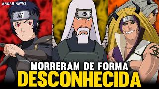 10 NINJAS LENDÁRIOS QUE MORRERAM DE FORMA DESCONHECIDA EM NARUTO