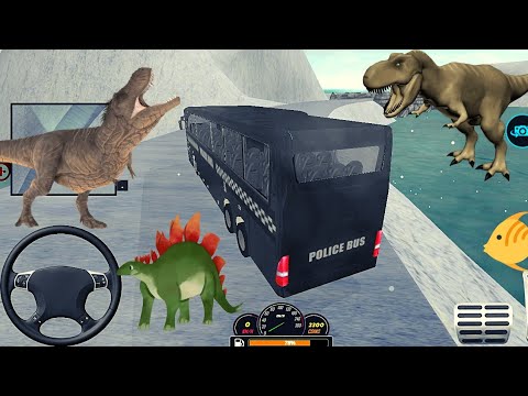 Us Police Uphill Bus Driving Simulator - us soldier duty driving bus game play - Android gameplay