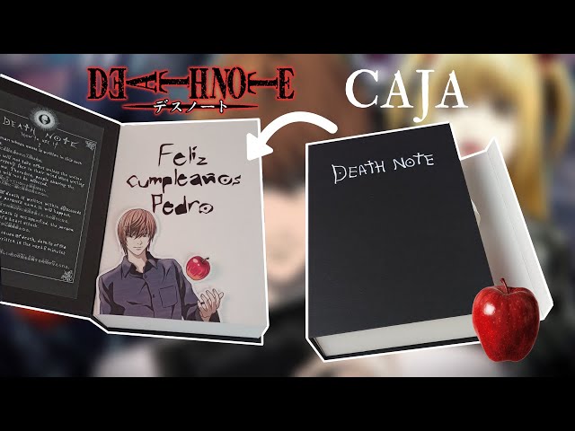 Vídeo relacionado con XTDMJ Death Note Libro, Death Note Merch Cuaderno de Notas Básicos Cuaderno de Planificación Liniado Death Note para Fans de Cosplay de Anime, Regalos para Oficina, Escuela, Estudiantes