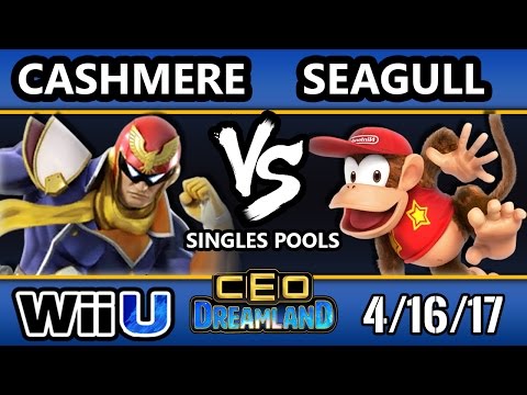 CEO Dreamland 2017 Smash 4 - Cashmere (Falcon) Vs. InC | Seagull (Diddy Kong) SSB4 Pools