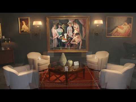 Morateur Gallery - Interior Design - Antiques show, Jules Leleu, Gio Ponti, Prince de Galles Hotel.