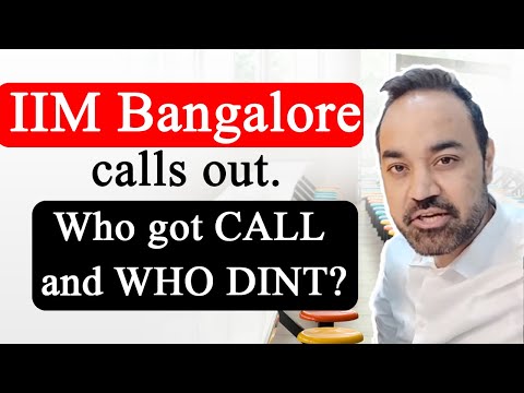 IIM Bangalore calls OUT | Selection Criteria |  WAT PI Preparation for IIM B
