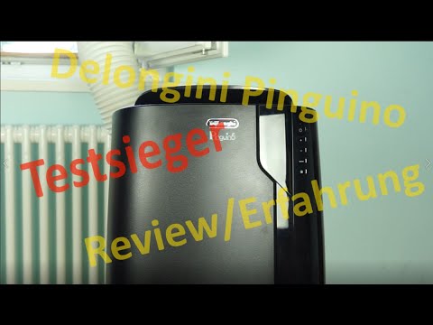 Nešiojamas oro kondicionierius DeLonghi Pinguino  PAC EX120 SILENT, Juodas video