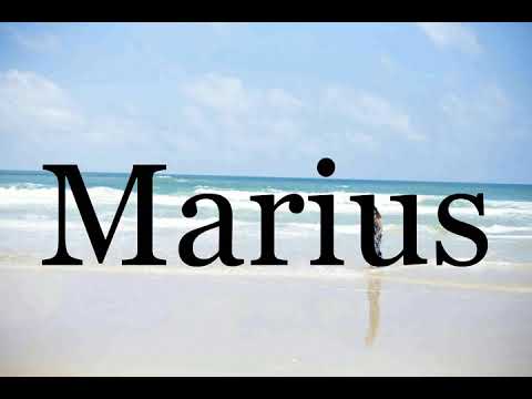 How To Pronounce Marius🌈🌈🌈🌈🌈🌈Pronunciation Of Marius