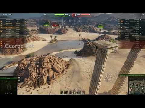 World of Tanks How to SOLO win match with 100 HP and without kill