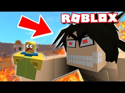 Attack On Titan In Roblox Apphackzone Com - testing a roblox how to attack