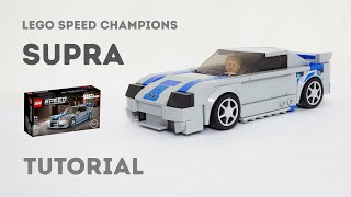 Tutorial - Toyota Supra Mk4 A80 Lego Speed Champions 76917 Alternate Build Instructions