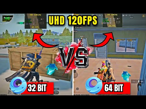 32 bit VS 64 bit Gameloop Comparison | Which is best!!! - PUBG MOBILE 4.0