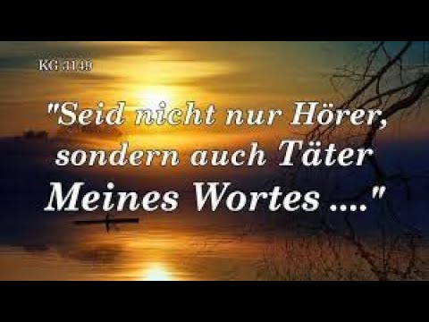 NICHT NUR HÖRER, SONDERN TÄTER DES WORTES...B.D. - Nr: 3587