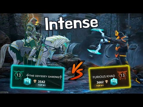 This is How Asian Top #1 vs Top #2 full Aggressive Gameplay looks like 🌶️🔥 || Shadow Fight 4 Arena