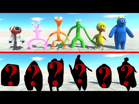 Rainbow Friends VS Random Team - Animal Revolt Battle Simulator