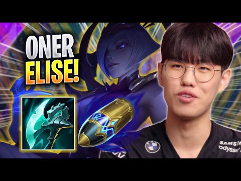 ONER PERFECT GAME WITH ELISE! - T1 Oner Plays Elise JUNGLE vs Lee Sin! | Season 2023