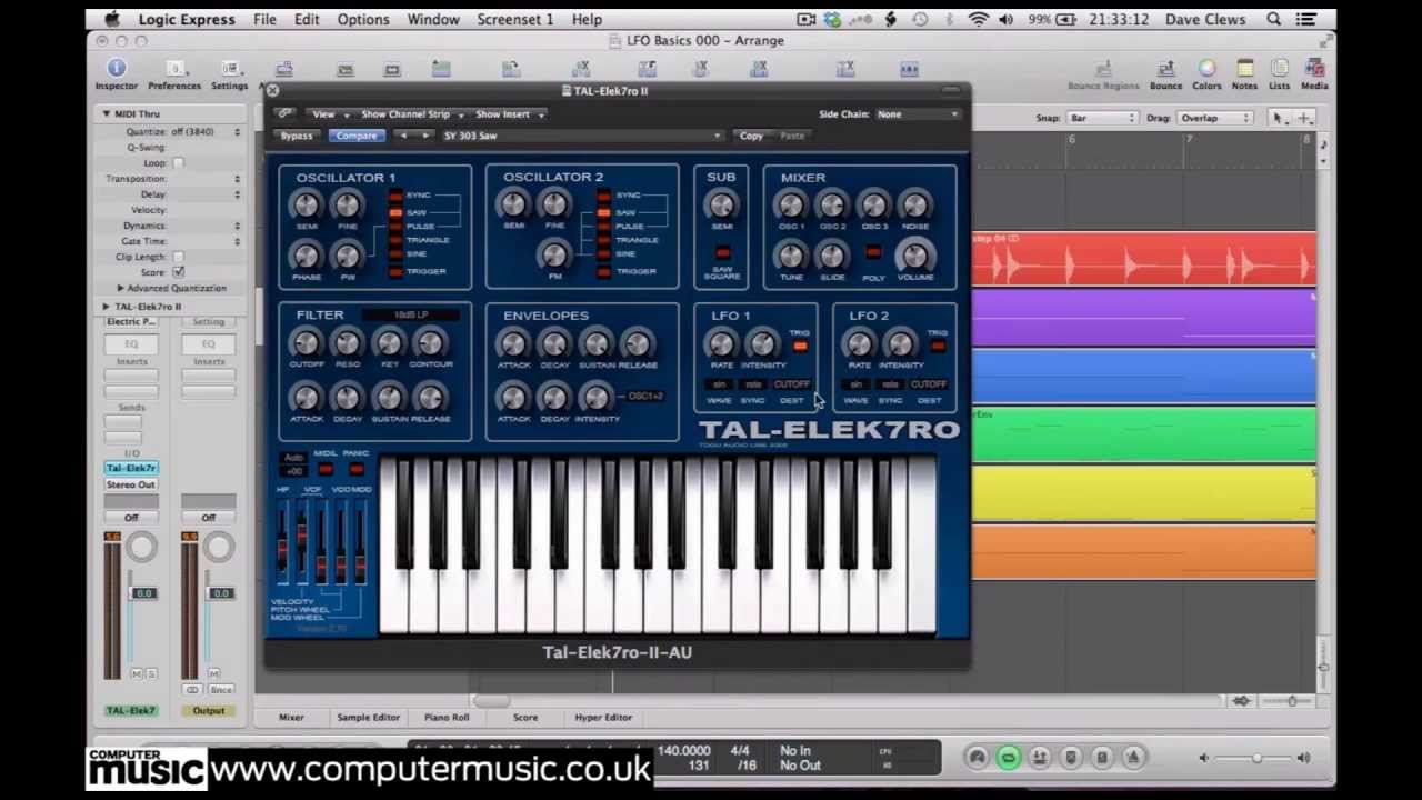 How to use basic LFO parameters - YouTube