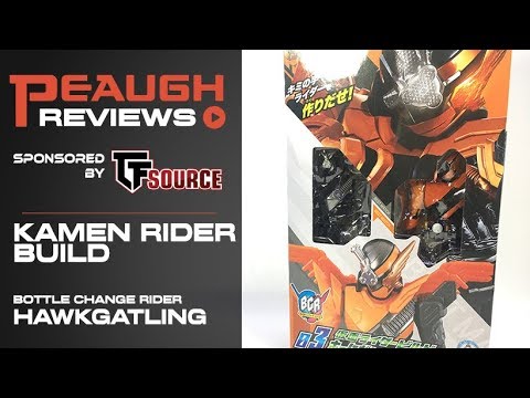 Video Review: Kamen Rider Build - Bottle Change Rider Series BCR-01 - HawkGatling