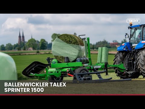 TALEX Sprinter 1500 Ballenwickler zum Sonderpreis in der Vorbestellaktion der Agromashexpo 2024