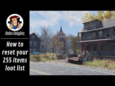 Fallout 76: How to reset your 255 items loot list