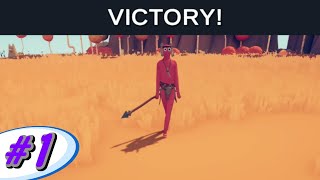 【Totally Accurate Battle Simulator 実況 #1】荒ぶってるやつは当たりです