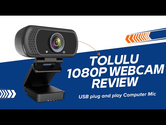 Vídeo relacionado con ToLuLu - Cámara web Full HD 1080P con micrófono, Plug & Play, USB A, USB C, soporte de trípode, obturador de privacidad, gran angular con cancelación de ruido