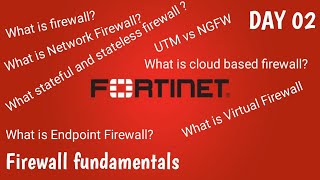 #Day2 Fortigate Firewall Training | Firewall Fundamental | what is Firewall |NGFW vs UTM |NSE4 |2021