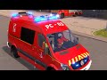 Emergency Call 112 French Firefighters Responding 4K
