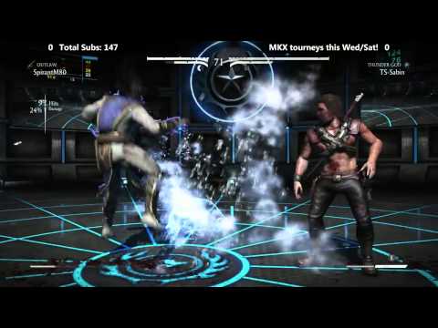 MKX After Hours Ep. 21 - vs the Subs (SpirantGuitar8 - Raiden/Erron Black) [720p/60fps]