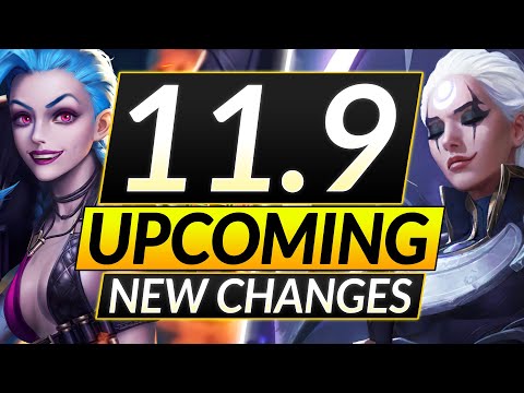 NEW 11.9 UPCOMING CHANGES - The 19 BUFFED and NERFED Champions + Items - LoL Patch Guide