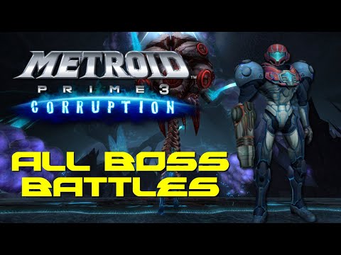 Metroid Prime 3: Corruption: All Boss Battles