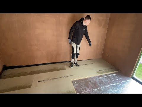 PART 7 FULL GARDEN ROOM BUILD Floor insulation and Sub Floor fitting using 18mm t&g chipboard