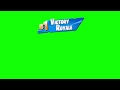 Fortnite #1 Victory Royale Season 9 | Green Screen