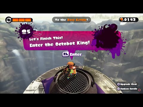 Splatoon- Boss#5 (Level 27.5) - Enter the Octobot King!+ Credits