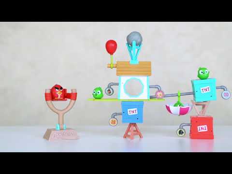 Набор Jazwares Angry Birds Medium Playset Pig City Build 'n Launch Playset (ANB0015)