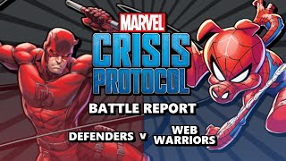 Marvel Crisis Protocol - Battle Report Episode 53 - Defenders v Web Warriors
