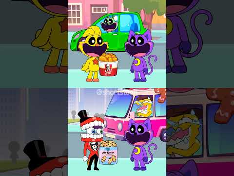 Catnap's Mukbang🤣😘 Poppy Playtime Chapter 3 / THE AMAZING DIGITAL CIRCUS / MrBEAST