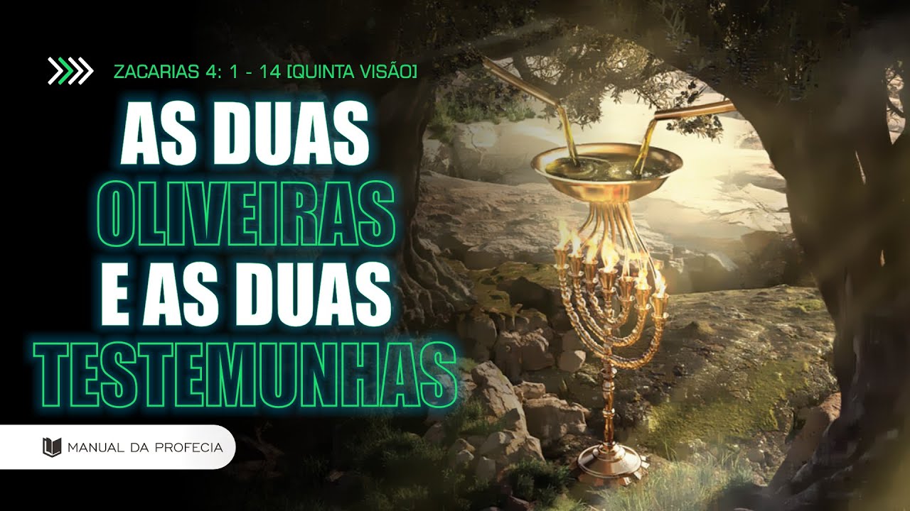 ZACARIAS 4: 1 - 14 [AS DUAS OLIVEIRAS E AS DUAS TESTEMUNHAS] #ZACARIAS #PROFECIA @manualdaprofecia​