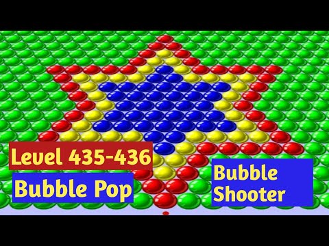 Bubble Pop Bubble Shooter Level 435-436 Android Gameplay Walkthrough by Match 3 Fun games.Pop bubble