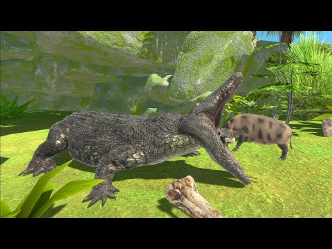 PURUSSAURUS Hunting Animals in Woodland - Animal Revolt Battle Simulator ARBS