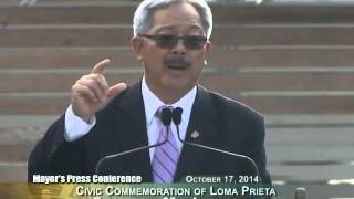 Mayor Lee Commemorates 25th Anniversary of Loma Prieta Earthquake