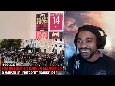 Frankfurt-Ultras Fanmarsch In Marseille | Olympique Marseille - Eintracht Frankfurt | Reaction