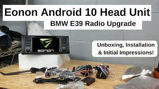 Best E39 Radio Upgrade for under $300 Eonon Android 10 Install (2022 UPDATED)