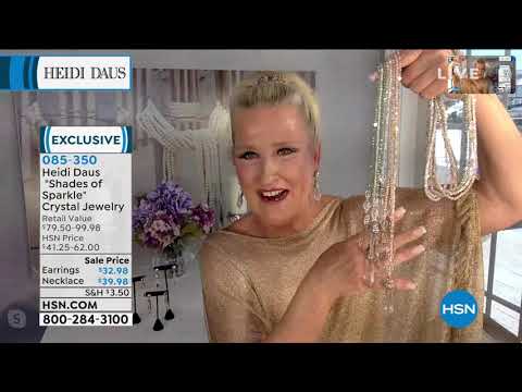 Heidi Daus "Shades of Sparkle" Crystal Drop Earrings