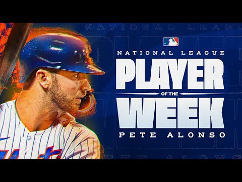 Pete Alonso Named NL Player of the Week