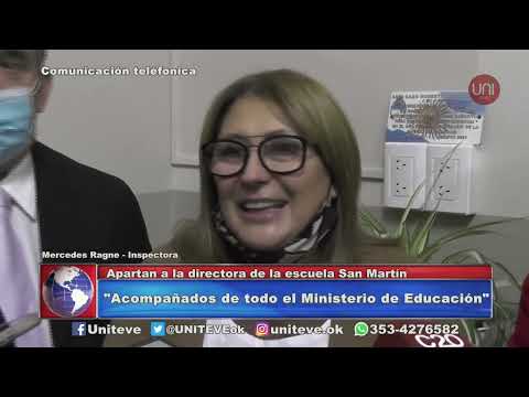 Apartan a la directora de la escuela San Martín