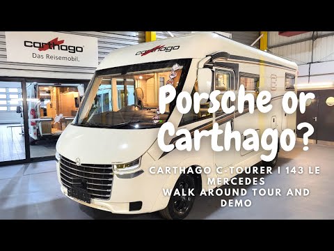 2023 Carthago c-tourer I 143 LE - Mercedes Automatic : The One Motorhome walk around tour and demo