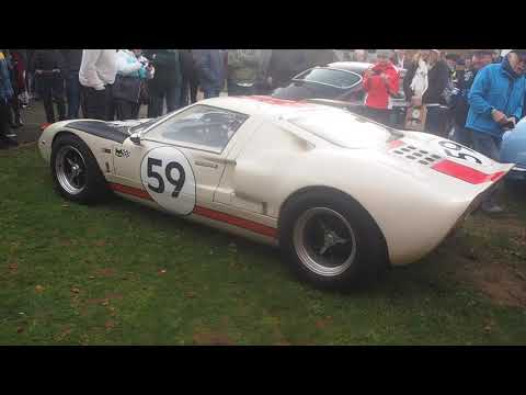 1966 Ford GT40 revving at Bicester Sunday Scramble 2020 - lovely V8 sounds