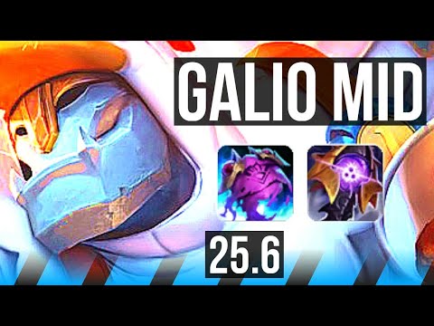 GALIO vs MALZAHAR (MID) | EUW Diamond | 25.6
