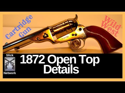 Uberti 1872 Open Top Revolver Details Video