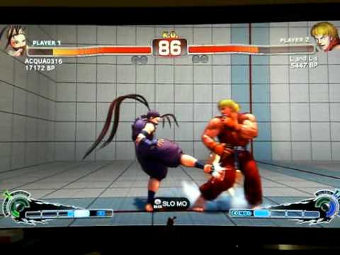 ACQUA0316 [Ibuki] vs L and L s [Ken] SUPER STREET FIGHTER 4 - Japanese Online Ranked Matches