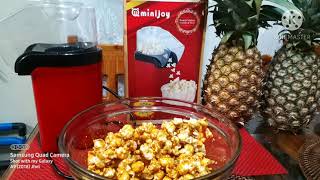 My Version of CARAMEL POPCORN l TRYING THE NEW POPCORN MAKER