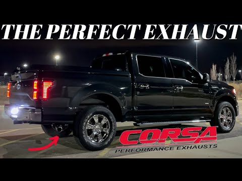 Installing Corsa Resonator Delete On My F150 | Cold Start, Revving, Fly Bys, and BURN OUTS!