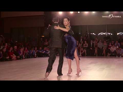  Vanesa Villalba  and  Facundo Piñero  are  dancing  to  the  tango  "  A Evaristo Carriego  "  by  Forever Tango  at  TanGO TO Istanbul  in  2018